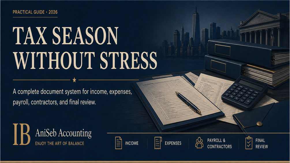 Tax Season Without Stress — AniSeb Accounting
